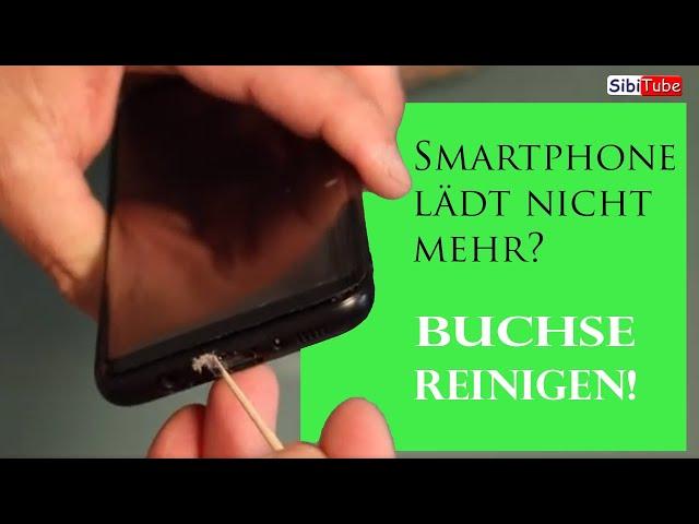 Clean smartphone charging socket!