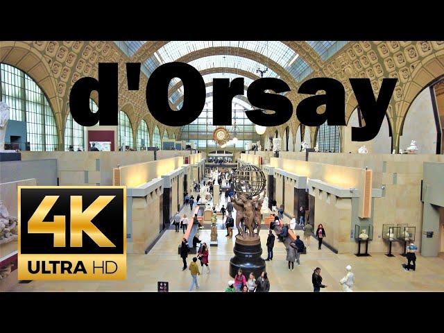 Museum D'orsay  FULL tour  Paris, France  4K 60fps  Vincent van Gogh 4K UHD Impressionism