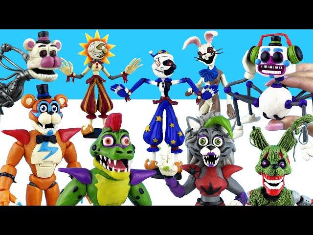 Лепим ФНАФ ▶ Все мои FNAF фигурки