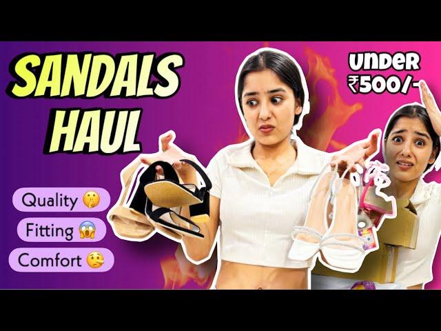 Sandals Haul Under ₹500/- From Meesho