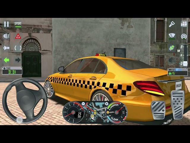 Taxi Sim 2020 Gameplay | With my new car : Marcedes Benz E Class | OmioXGaming