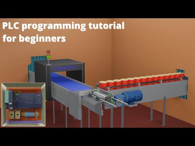 PLC Programming Tutorials for Beginners || Ladder logic for pusher