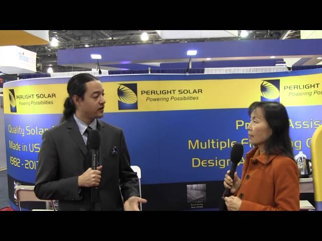 PV America East 2013 Perlight Solar with Director Gideon Needleman