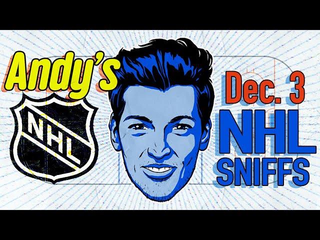 NHL Sniffs, Picks & Pirate Parlays Today 12/3/24 | Best NHL Bets w/Andy Francess