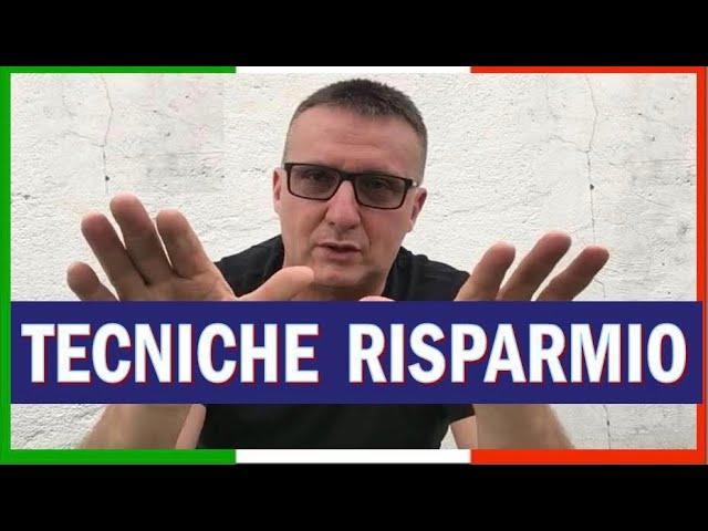 Tecniche di risparmio estremo per vivere senza lavorare !!!