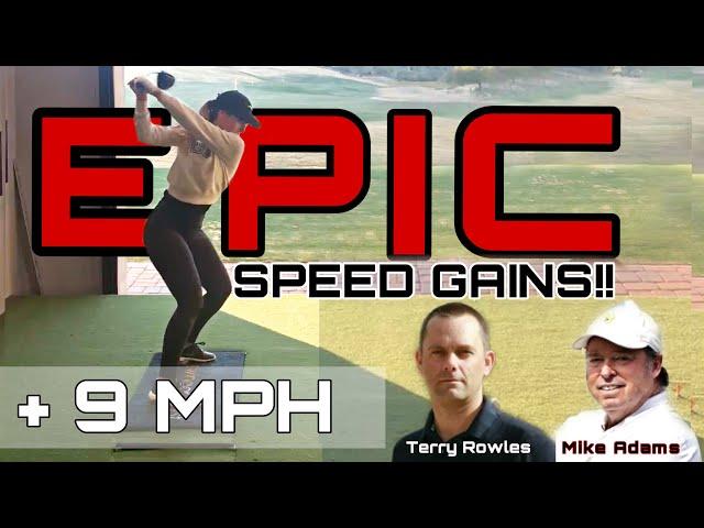 GAINING SWING SPEED: Speed Session With Mike Adams & Terry Rowles