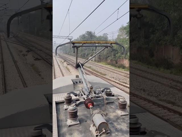 pantograph work in railway 