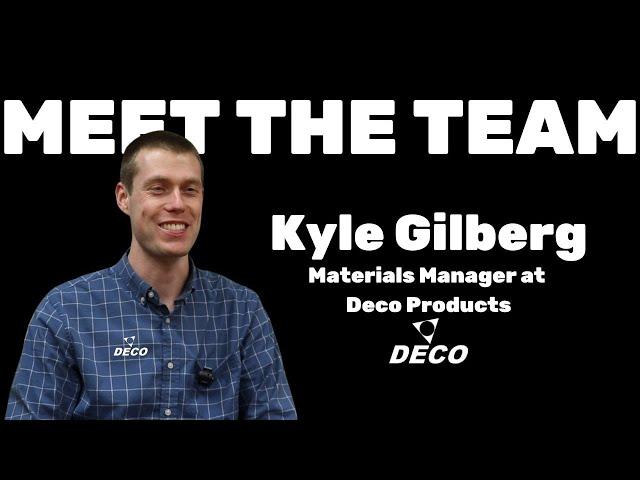 Deco Products | Zinc Die Cast Manufacturer | Meet the Team: Kyle Gilberg, Materials Manager