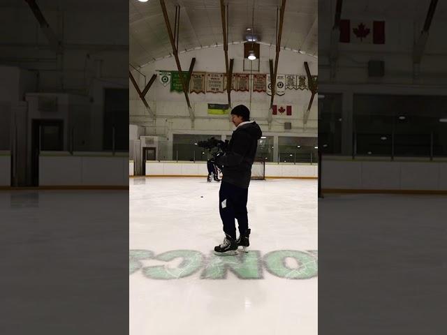 -40 in the rink… #hockey #cameraguy #hockeylife #goaliecoach