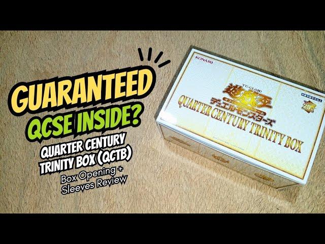 'THE PERFECT HOLIDAY GIFT!'  | QUARTER CENTURY TRINITY BOX (QCTB) Box Opening & Sleeves Review