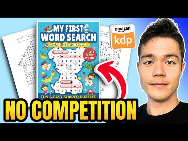 NEW Amazon KDP Niche with NO Competition - Shaped Word Search Tutorial