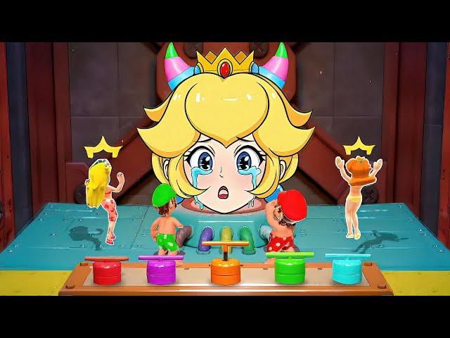 Mario Party Superstars Minigames - Mario Vs Luigi Vs Peach Vs Daisy (Hardest Difficulty)