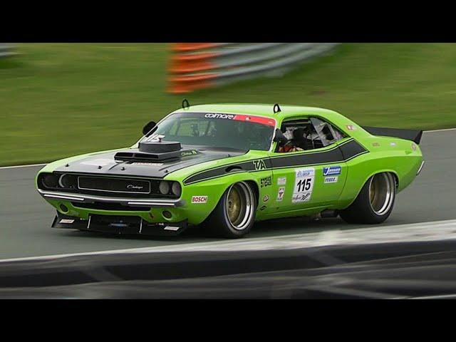 720HP 1970 Dodge Challenger T/A - Incredible, LOUD 9.4L (572) Race Car at Zandvoort 2024!