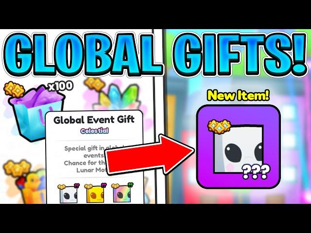 OPENING 100 GLOBAL EVENT GIFTS IN PET SIMULATOR 99! (Roblox)