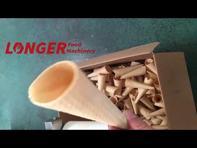 How to Make Ice Cream Cones? Fully Automatic Cones Making Machine @longer-machinery.com