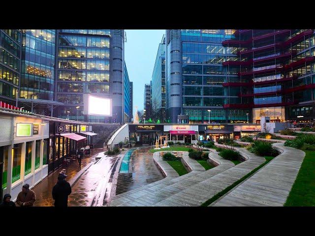 [4K] Paddington Central | Morning Rain | London Walking Tour