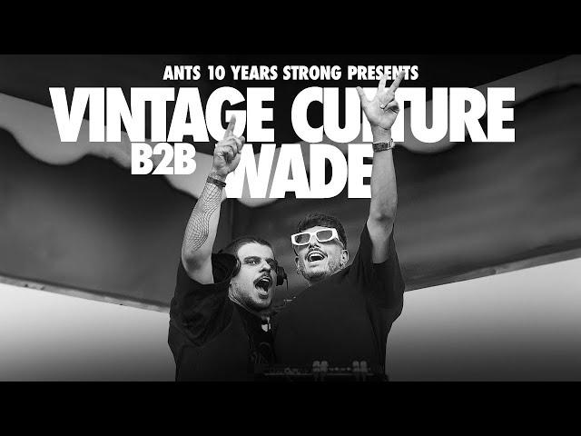 Vintage Culture b2b Wade | ANTS 10 Years Strong - Ushuaïa Ibiza 2023 #Livestream