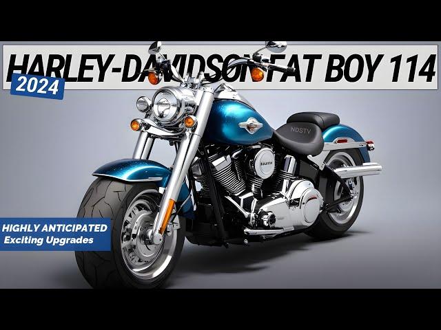 HIGHLY ANTICIPATED: 2024 Harley Davidson Fat Boy 114 Unveiled | Exciting Upgrades