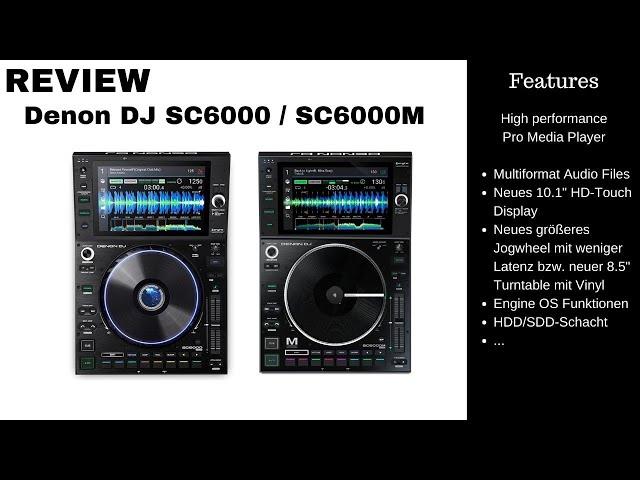 Denon DJ SC6000 / SC6000M Prime - Pro Player - Review [Full HD German 2021]