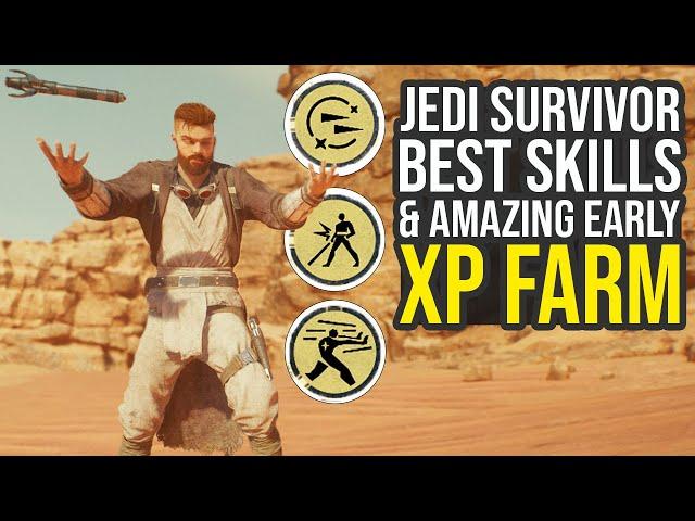 Star Wars Jedi Survivor Best Skills & Amazing Early Xp Farm (Star Wars Jedi Survivor Tips And Tricks