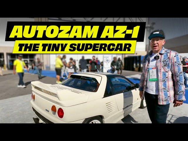 Discover the Tiny Mazda Autozam AZ-1 with Gullwing Doors and Supercar Vibes!