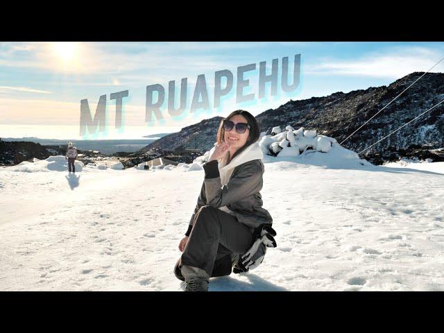 RUAPEHU Snow Trip | Learning to Ski at Happy Valley (Whakapapa), NEW ZEALAND