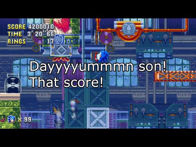 The Sonic Mania Infinite Lives Trick