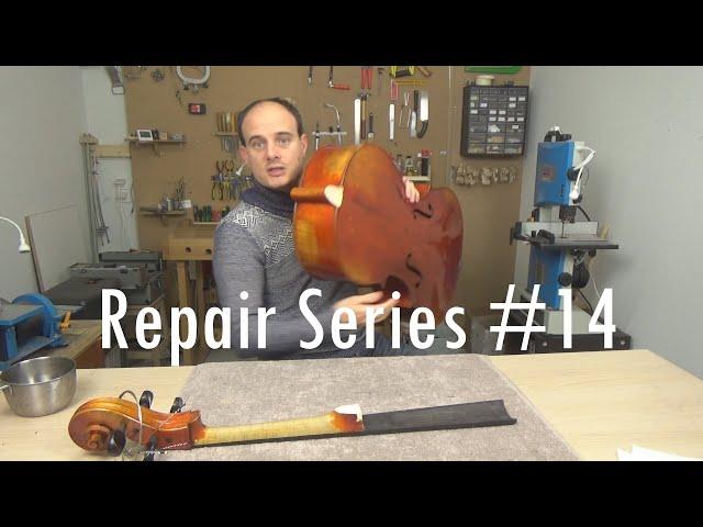 Repair Series #14 - Broken cello neck