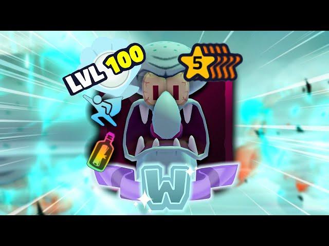 FULLY MAXED SQUIDASAURUS SECRET HAS THE FASTEST ATTACK.. (SpongeBob Tower Defense)