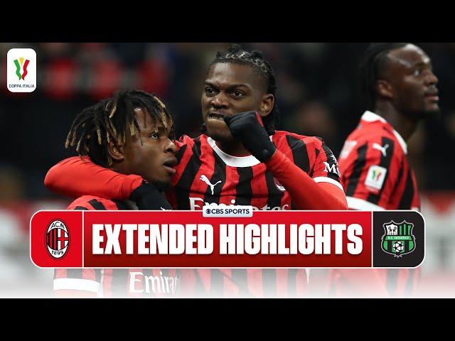 AC Milan vs. Sassuolo: Extended Highlights | Coppa Italia Round of 16 | CBS Sports Golazo