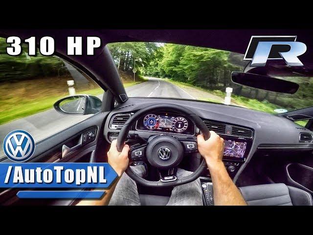 VW Golf R 2.0 TSI 4Motion 310HP POV Test Drive by AutoTopNL