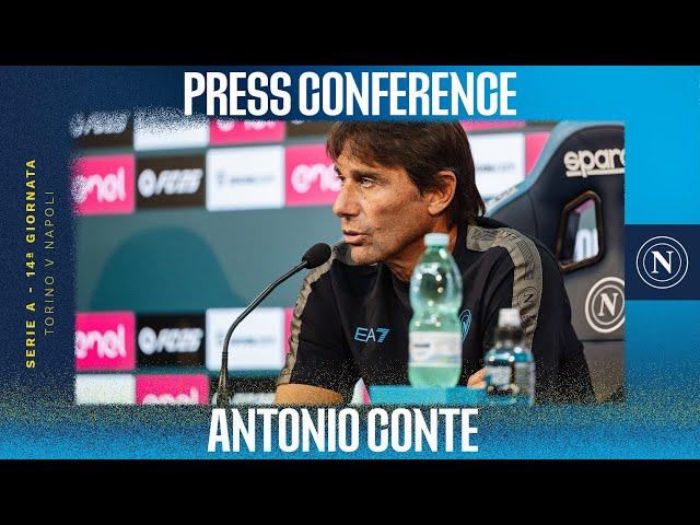 LIVE | La conferenza stampa di Mister Antonio Conte in vista di Torino - Napoli