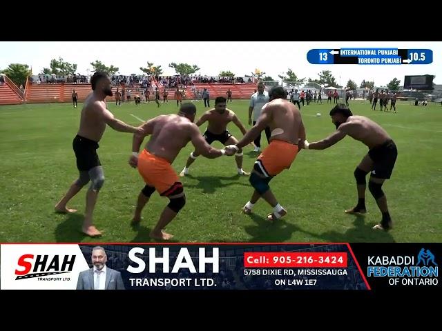 1st Match Toronto Punjabi Sports Club VS International Punjabi Sports Club || Canada Kabaddi 2024