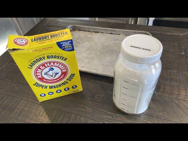 How to Convert Baking Soda into Washing Soda | Cleaning with Wisdom Preserved