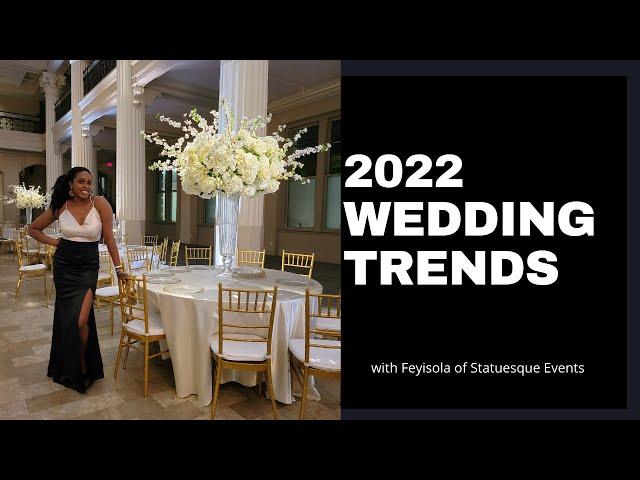 5 NEW 2022 WEDDING TRENDS (with real photos and videos)