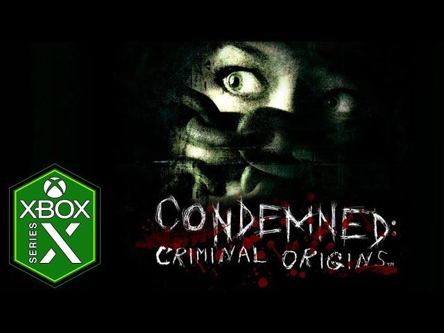 Condemned Criminal Origins Xbox Series X Gameplay