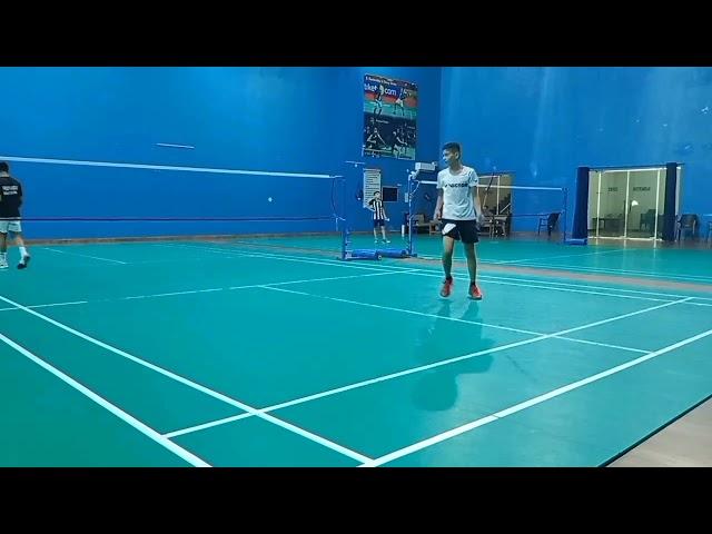 A Good rally by Tanmay Mehta and a wonderful block