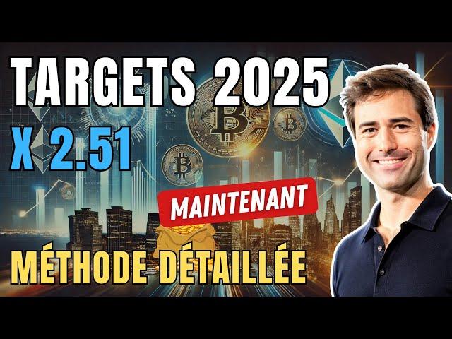 PORTFOLIO CRYPTO 2025 : Ma méthode dévoilée pour calculer les TARGETS  (avec fichier GRATUIT)