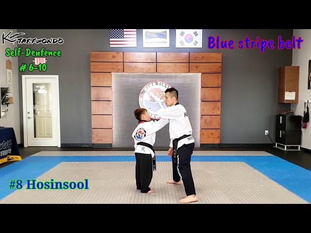 Self Defence (KT Taekwondo Hosinsool# 6~10) Green stripe~Red stripe belt