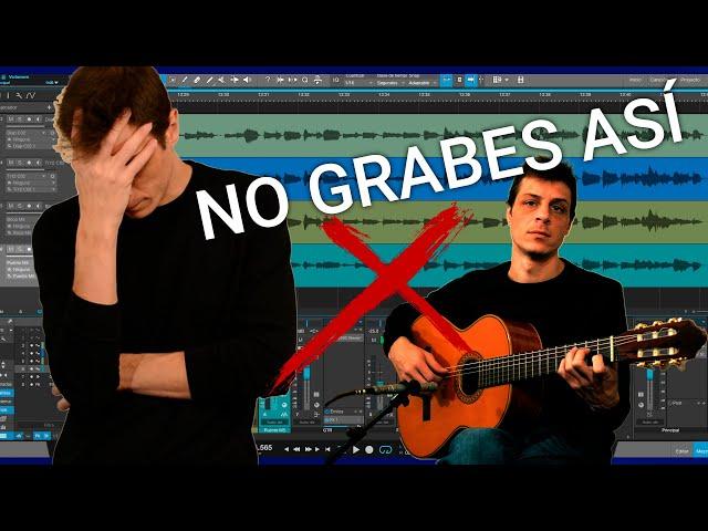 Como grabar guitarras clásicas/criollas y acústicas