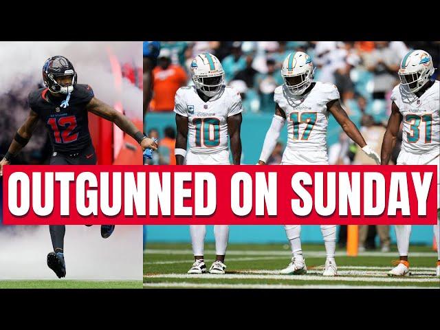 The Houston Texans Have a Weapons Disadvantage Versus Dolphins