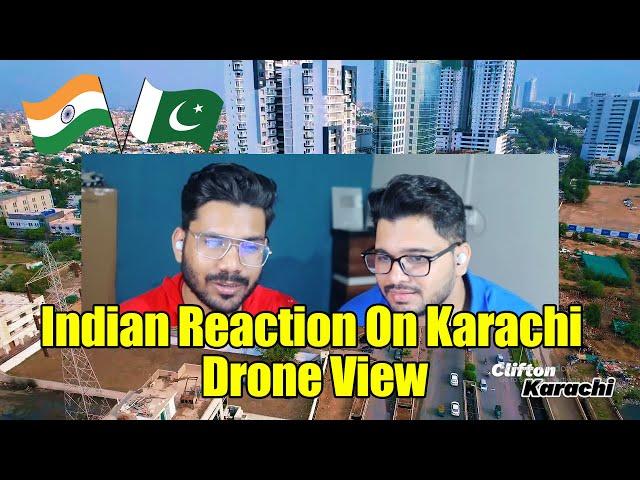 Indian Reaction on my video "Clifton Karachi Drone View"