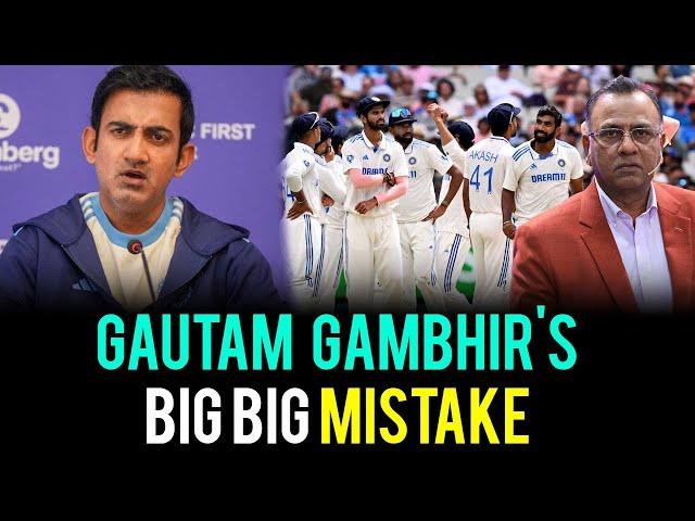 Gautam Gambhir's Big Big Mistake | Basit Ali