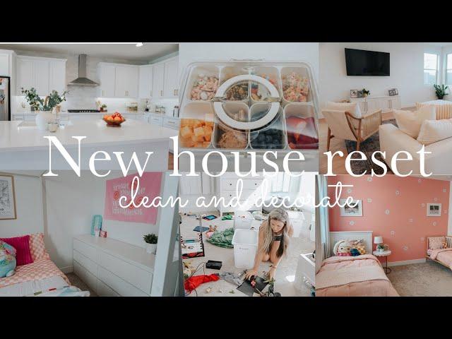  NEW HOUSE RESET! || Saturday morning clean with me || Cleaning motivation