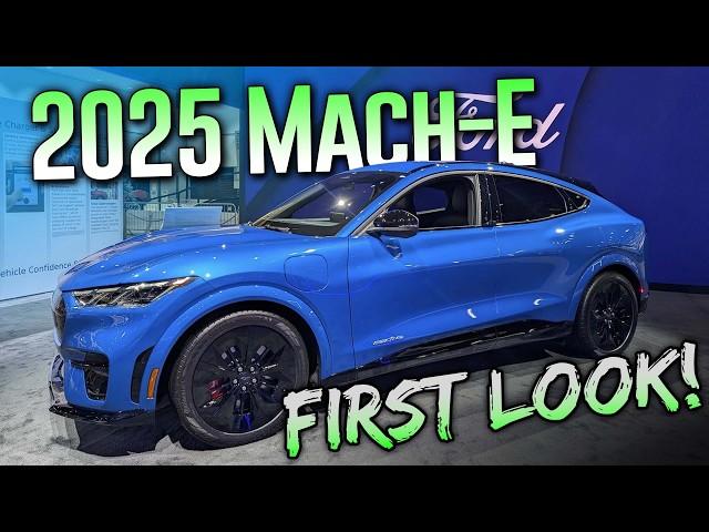 2025 Mustang Mach-E - Full tour & new details at the LA Auto Show!