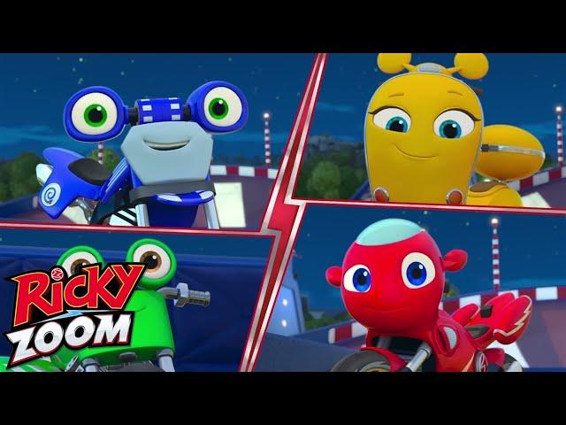 Ricky Zoom | Mrs Bikely Up All Nightly | DOUBLE EPISODE | Cartoon for Kids