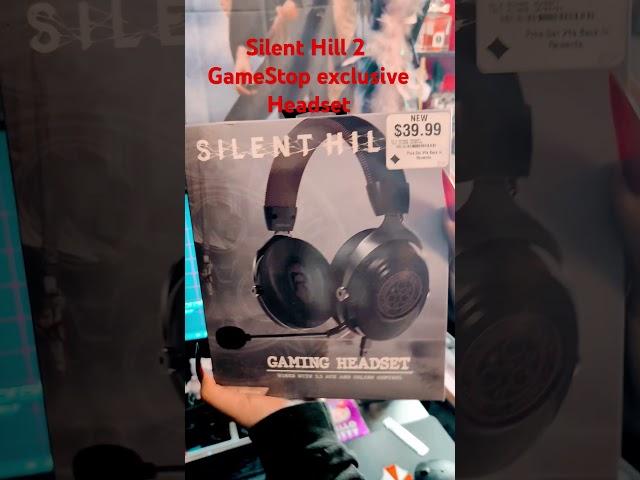 Silent Hill 2 GameStop exclusive headset #silenthill2 #videogames