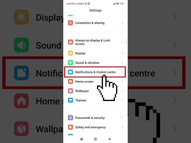 Hide Notification Bar on Lock Screen | How to Hide Notification Bar on Android #youtubeshorts #short