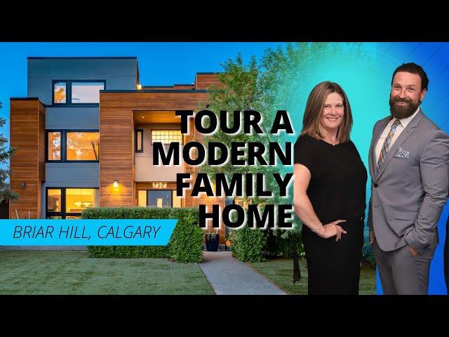 Tour a Modern Family Home - Briar Hill - Calgary