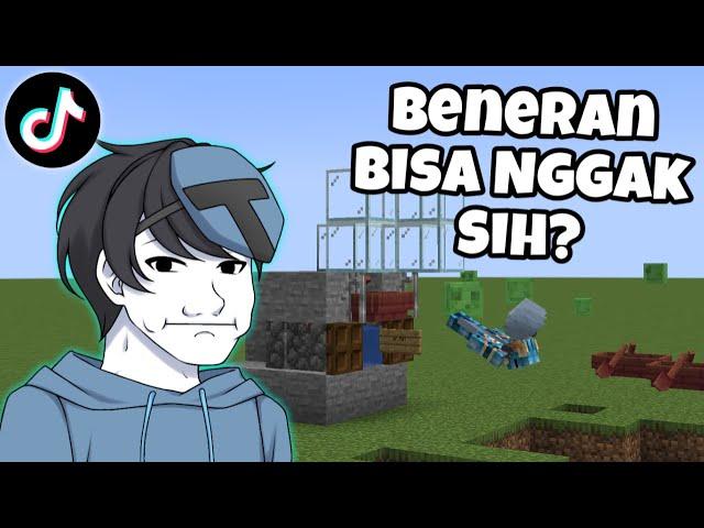 MENCOBA HACK TIKTOK MINECRAFT YG BIKIN PUSING